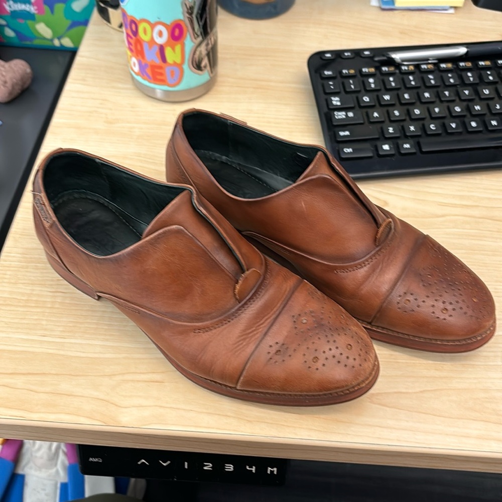 Pikolinos stamped leather Loafers-Size 40